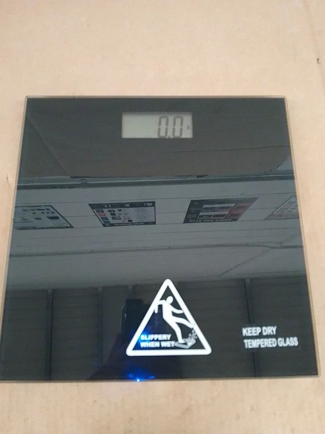 Argos Home Digital Bathroom Scales Black Electronic Weight Quality Durable New