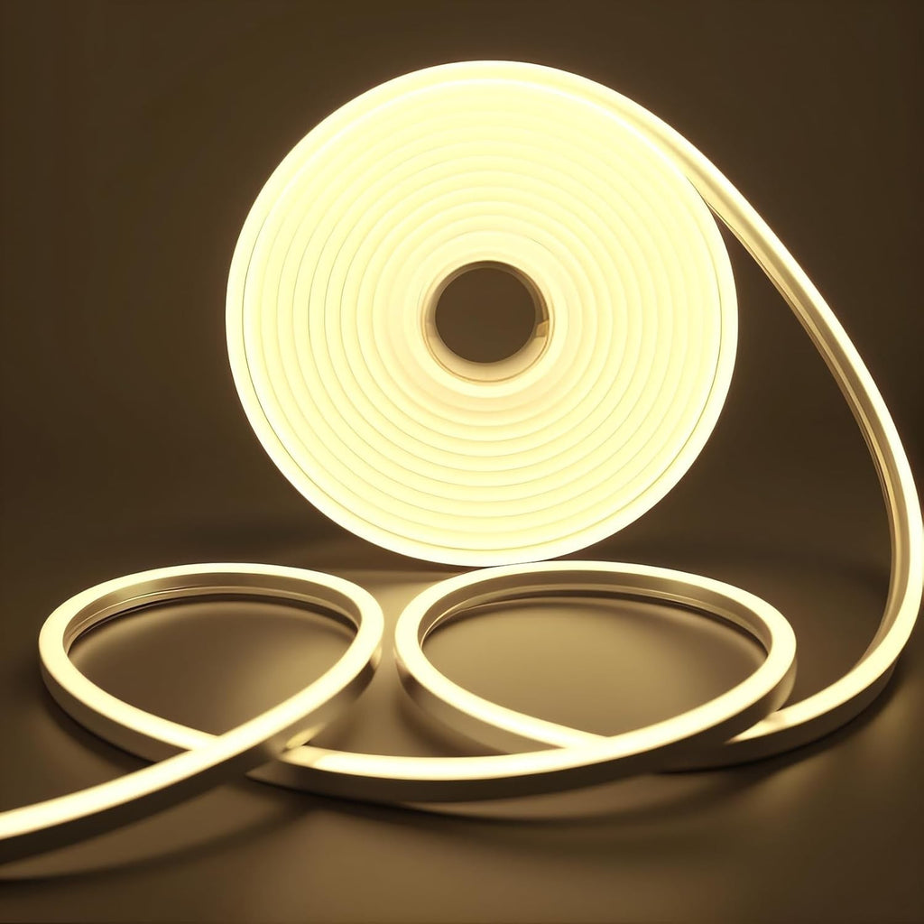 Sucikorio Neon Led Strip Light 10m 32.8ft Flexible Warm White 220-240V New