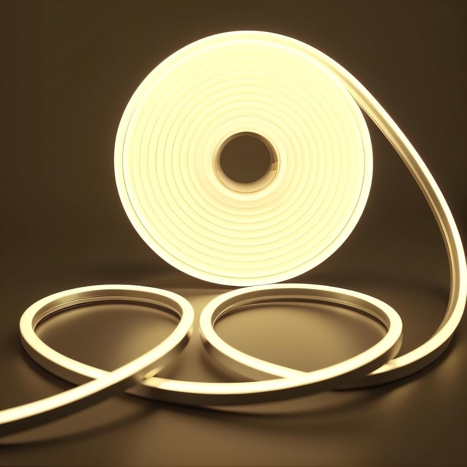 Sucikorio Neon Led Strip Light 10m 32.8ft Flexible Warm White 220-240V New