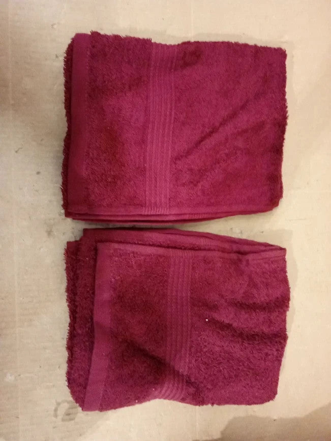 Luxury Set 6 Towels Soft Cotton Absorbent Quick Drying Easy Care 40×70cm
