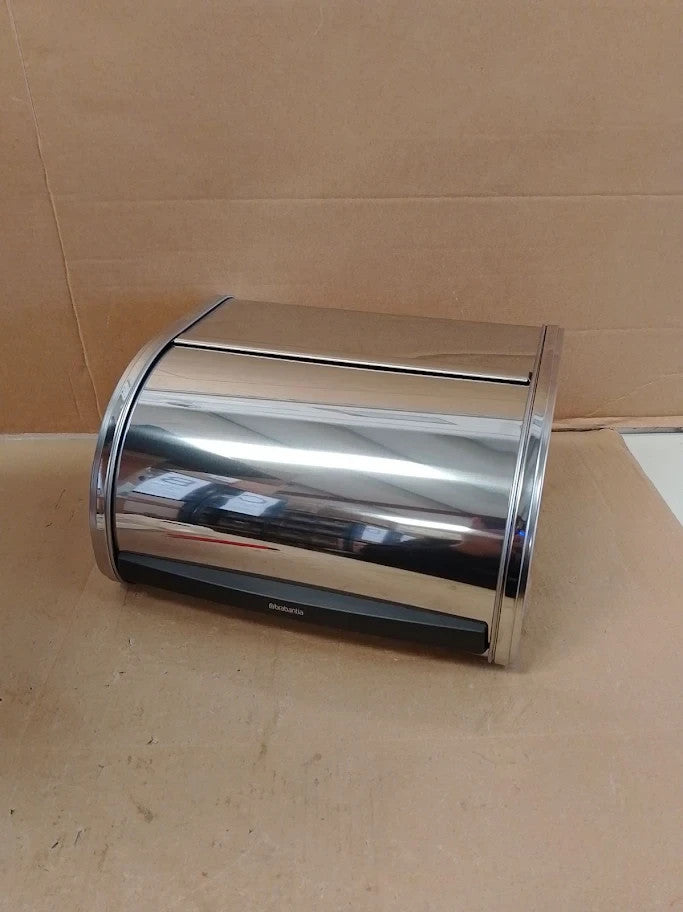 Brabantia Roll Top Bread Bin Medium Canister 1 Loaf Bread Storgae 31.6x26x17cm