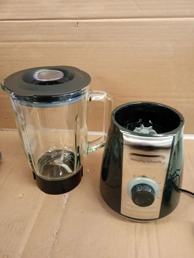 Morphy Richards Total Control Glass Jug Blender Crusher Blades 5 Speed 1.5L 600w