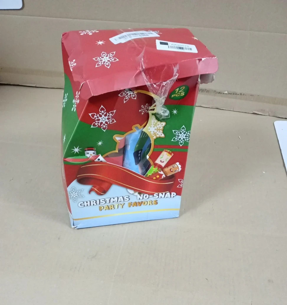 ZALAON Christmas Kit 12 Pieces Toy Box Cracker Xmas Tree Party Supplies