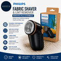 Philips Fabric Shaver Lint Remover 8800rpm Safe Clothes Removes Pills GC026/80