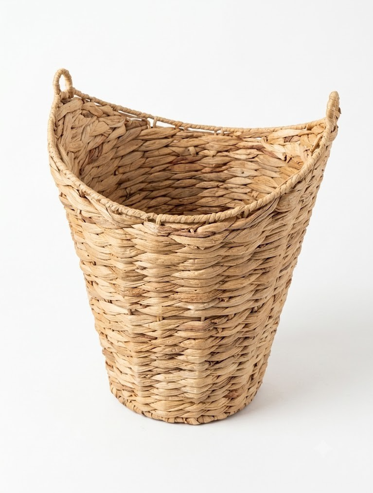 Habitat Woven Toilet Roll Holder Design Natural Bathroom Tissue Storage New