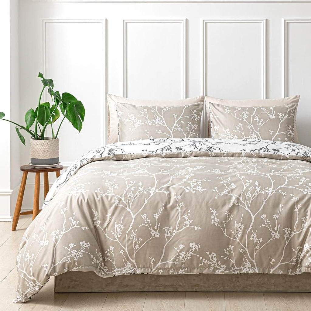 Tokokimo Double Duvet Cover Set Spring Bedding Reversible Microfiber 200x200 New
