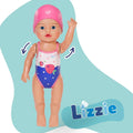 BABY Born Swimming Lizzie Bath Doll 30cm Water Play Toy Kids Ages 1 Design New