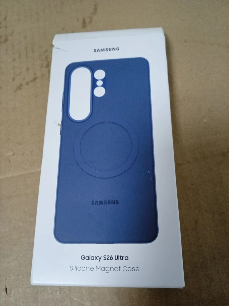 Samsung Silicone Magnet Phone Case Galaxy S26 Ultra Soft Touch Blue Violet
