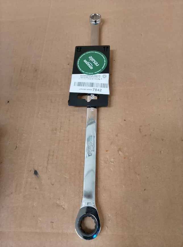 Draper 27771 Hi Torq Metric Extra Long Double Ring Ratchet Spanner 15mm
