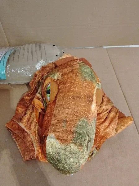 Amscan 9904748 Kids Brown T Rex Dinosaur Hooded Jumpsuit Fancy Costume 4+ New