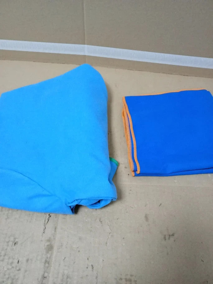 Jooeer Hooded Kids Swim Towel Poncho Microfibre Beach Changing 80x70cm New