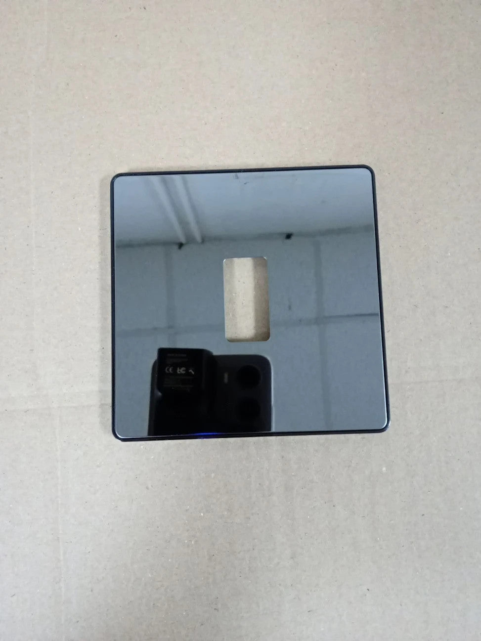 BG Electrical Single Wall Light Switch 2 Way Screwless Front Plate 20A Black New