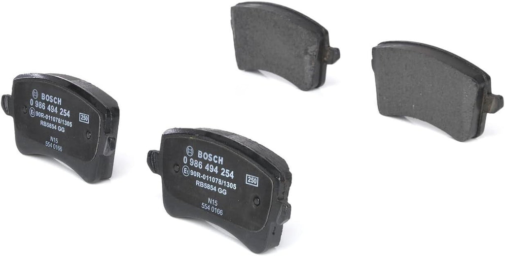 Bosch BP1126 Brake Pads Car Rear Axle Quality Reduced Noise Dust 4Pad New