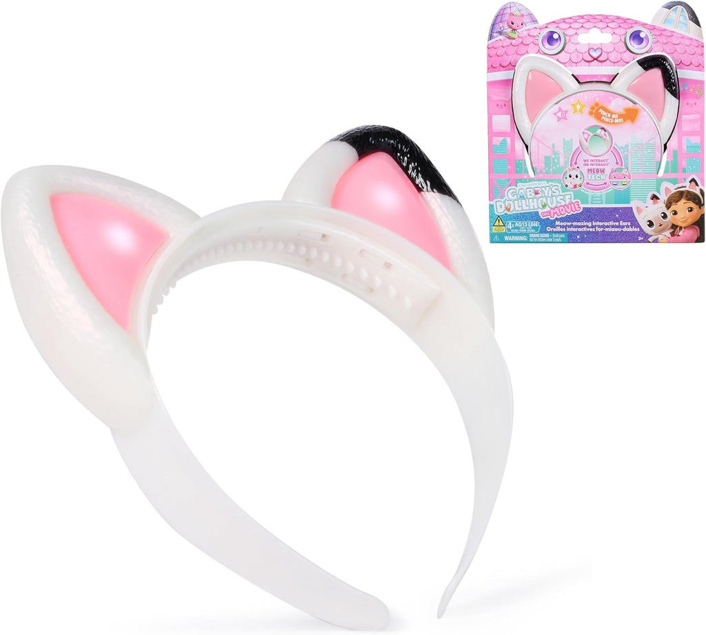 Gabbys Dollhouse The Movie Meowmazing Interactive Ears Hairband Lights 2+ New