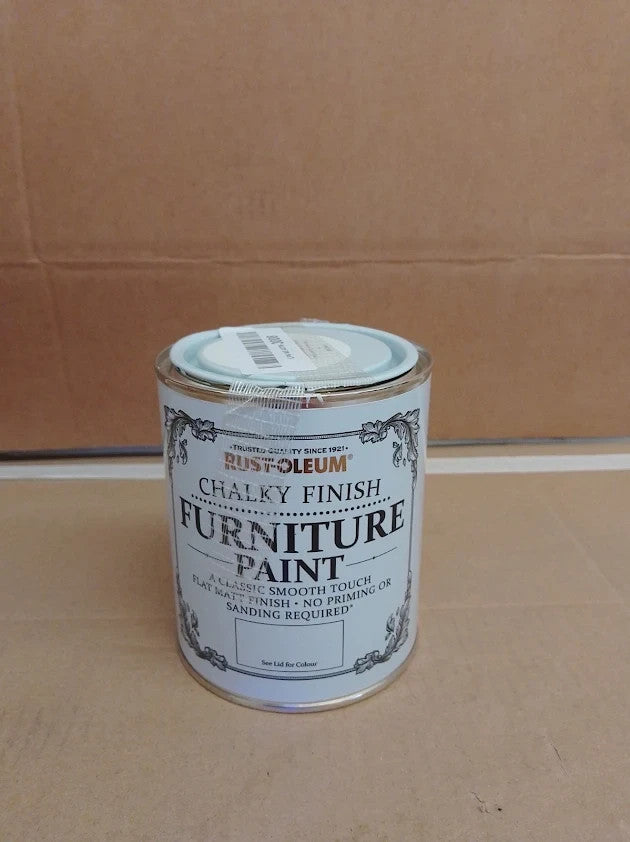Rust Oleum Grey Upcycled Furniture Paint Chalky Finish Monaco Mist 750ml