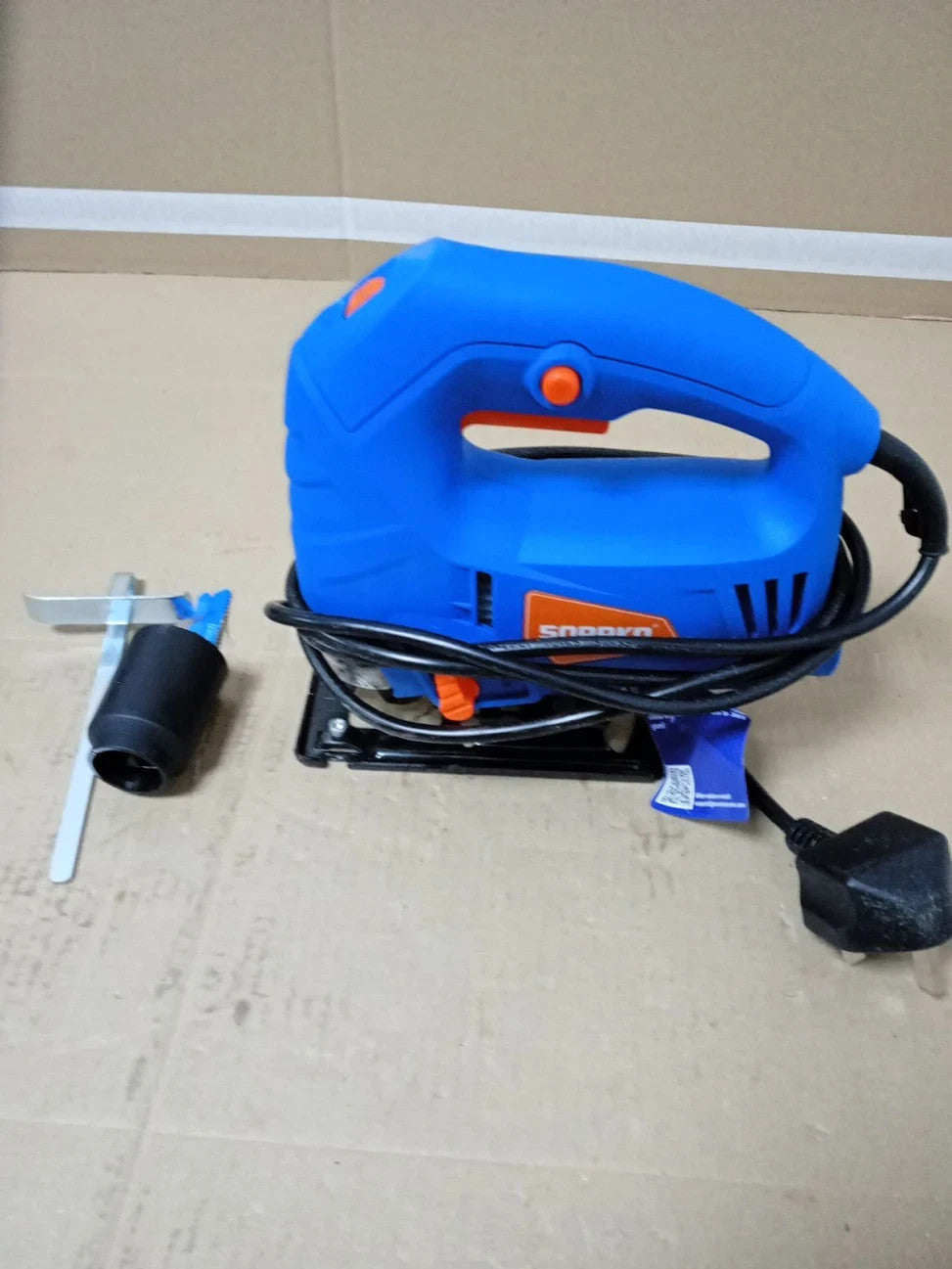SORAKO 600W Corded Jigsaw 8003000SPM 6 Speeds 45° Bevel Cutting 60mm Wood New