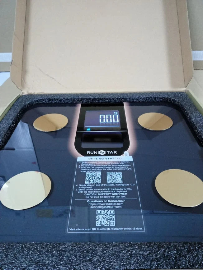 Runstar Scales Body Weight Bathroom Scale 8 In 1 VA Display New