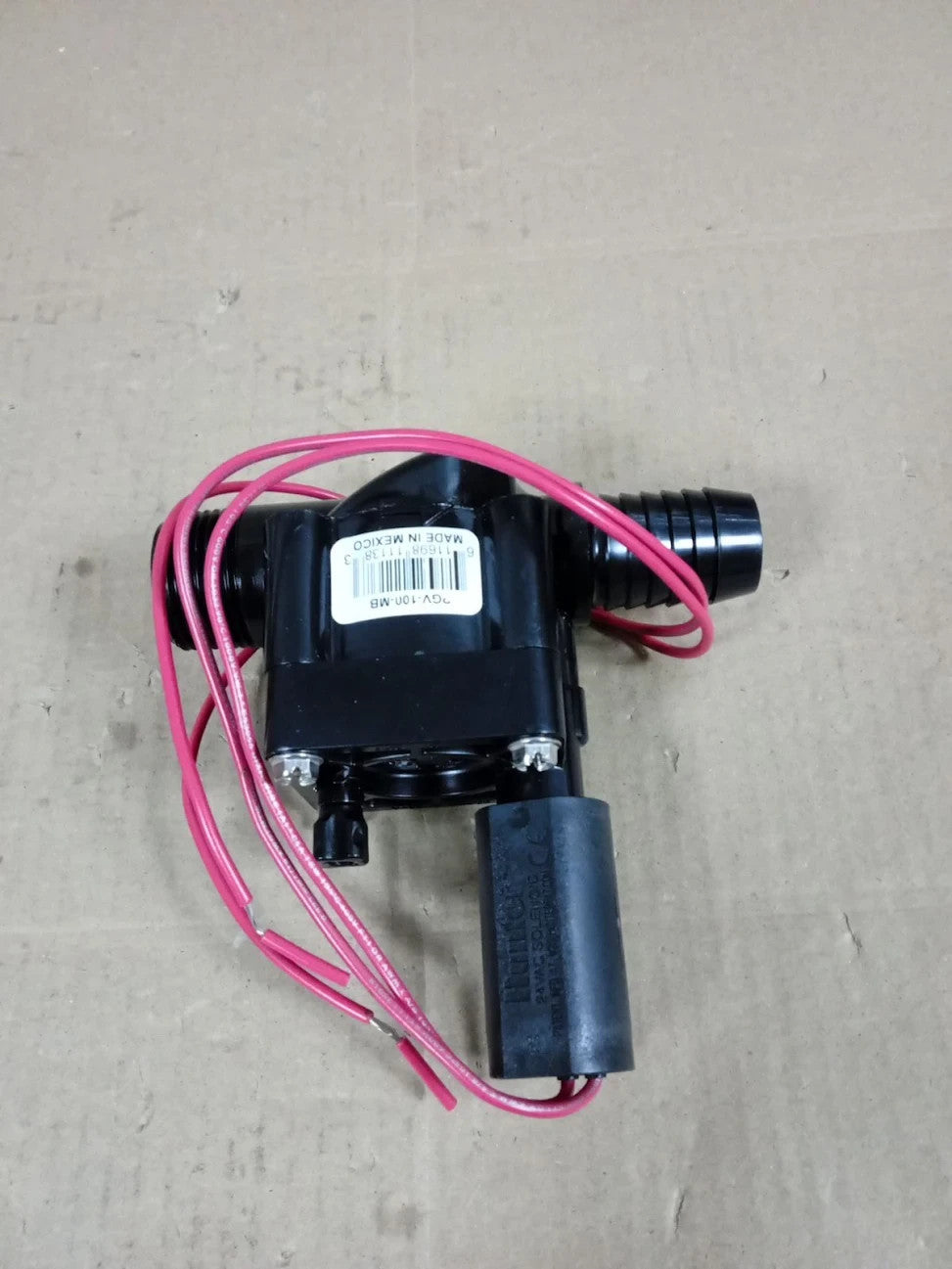 PGV Irrigation Valve Screw Top 1" Valve Male Thread Inlet 1" Barb Outlet No Flow