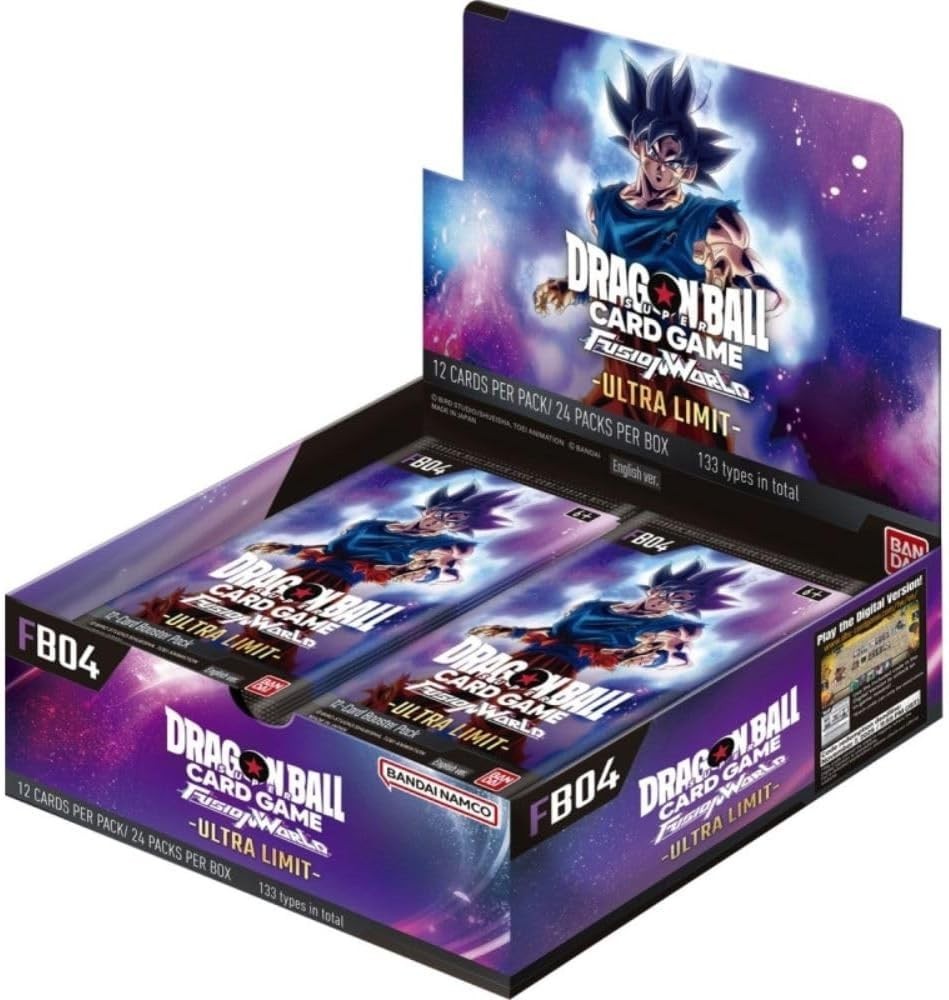 Dragon Ball Super Fusion World FW04 TCG FB04 Ultra Limit Booster Box Used