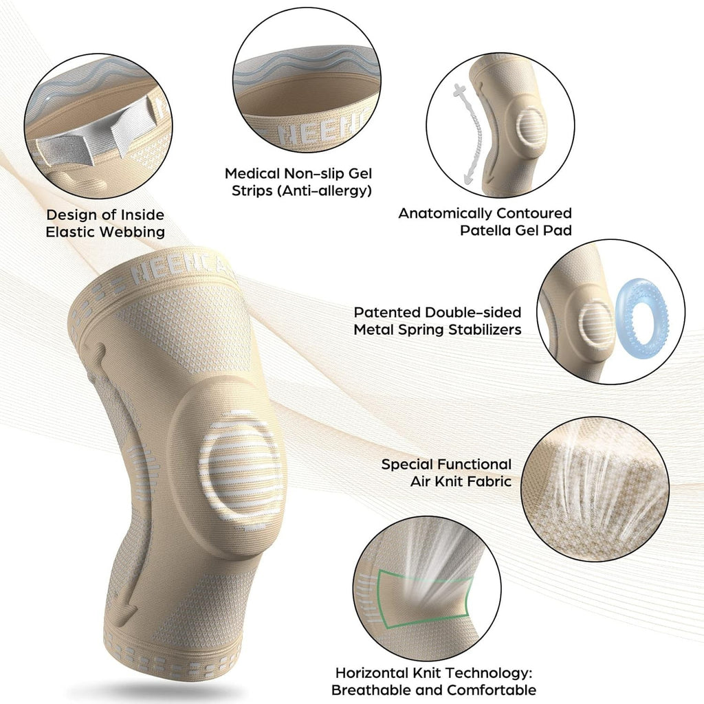 NEENCA Professional Knee Brace Compression Sleeve Support Men Women Small New