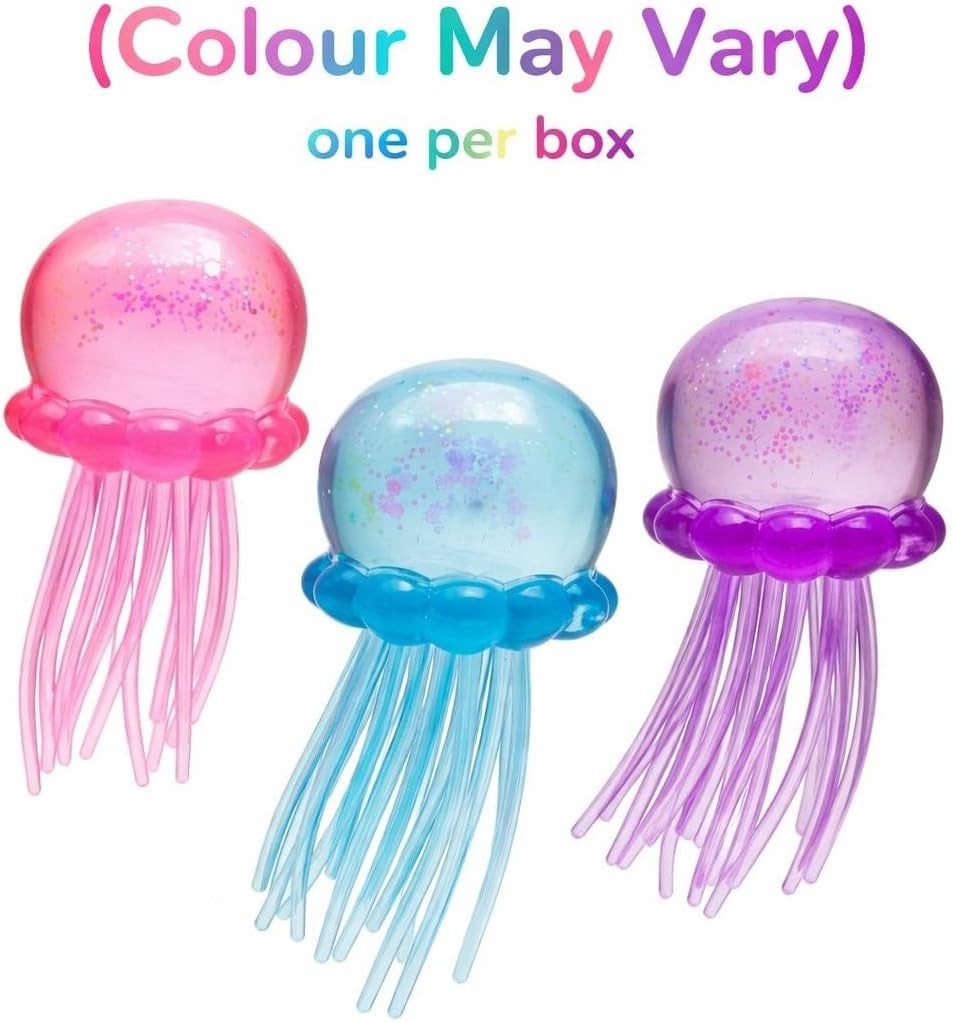 Premium Glitter Jelly Squishy Toy Ultra Soft Sensory Fidget 1pc New