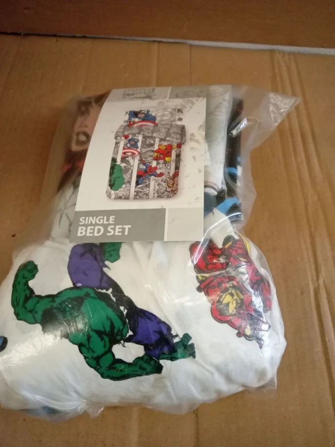 Jay Franco Marvel Comics Avengers Cool 100% Cotton 3 Piece Single Bedding New