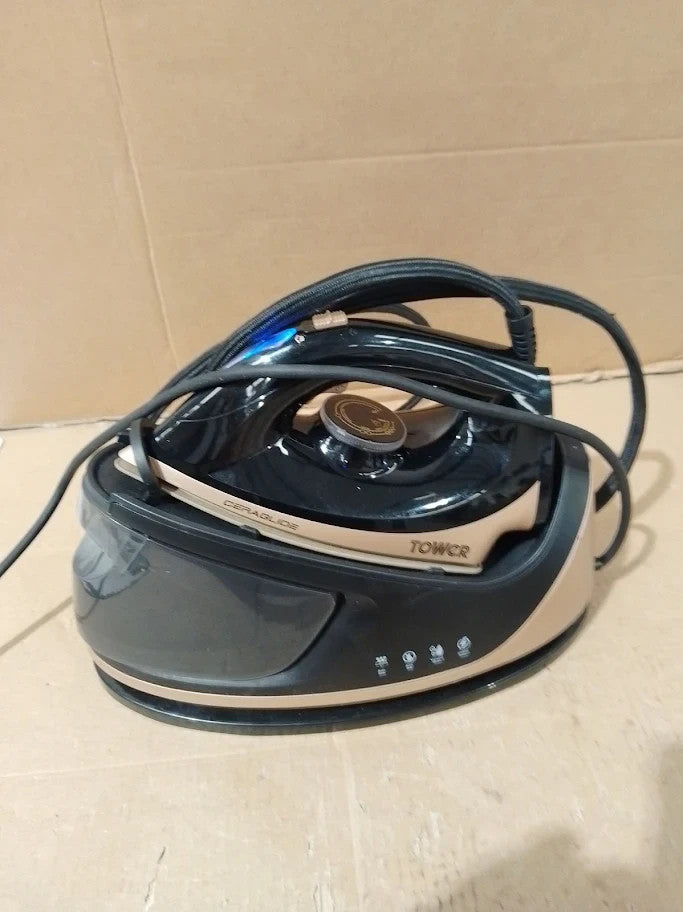 Tower T22023GLD Ceraglide Steam Generator Steam Button 3 Temperature 1.2L 2700w