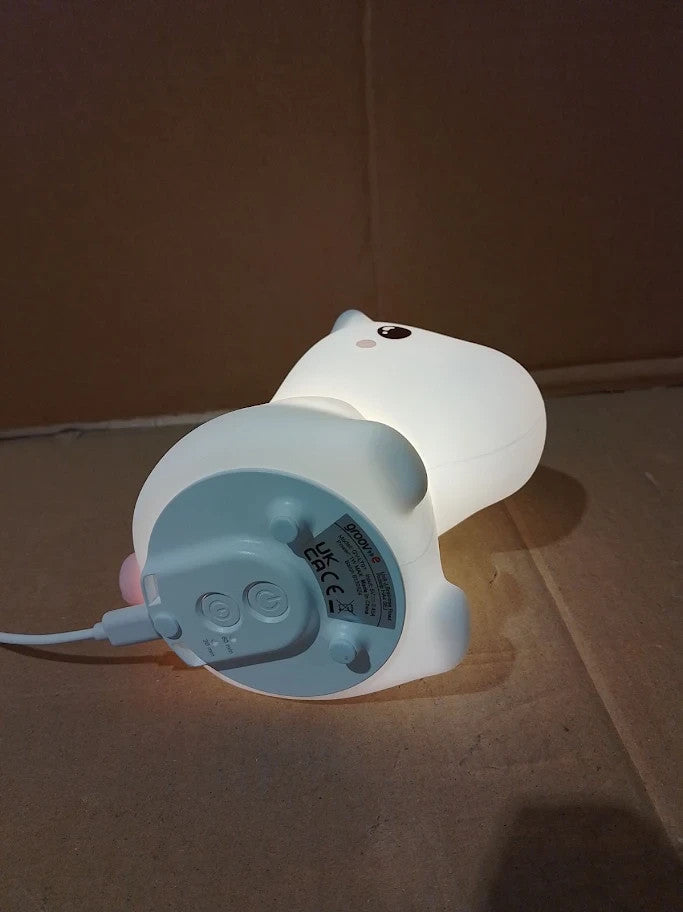 Groov E Cuties Rainbow Unicorn Colour Changing Led Night Light Rechargeable New