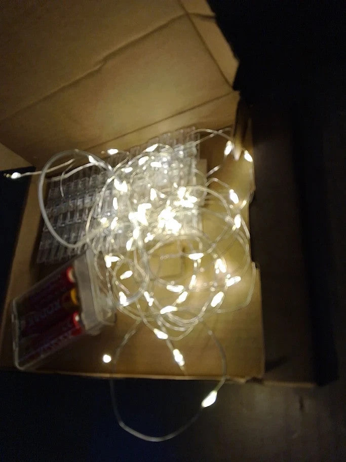 Kolpop Led Photo Clip String Lights 5M Photo Peg Fairy Indoor Wire Hanging New