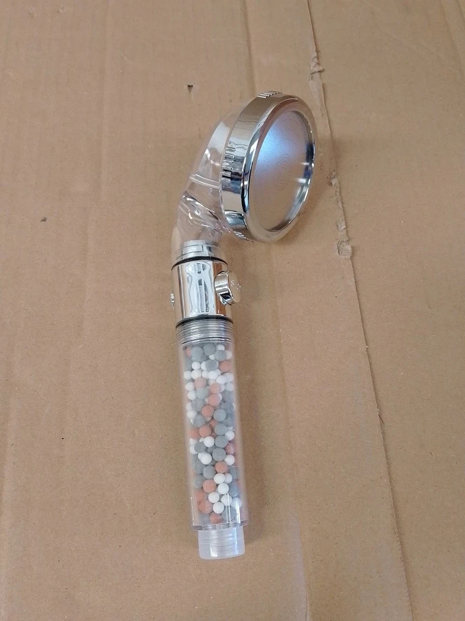 JML 3 Function Pure Shower Head Chrome Silver Easy Clean 1 Pack