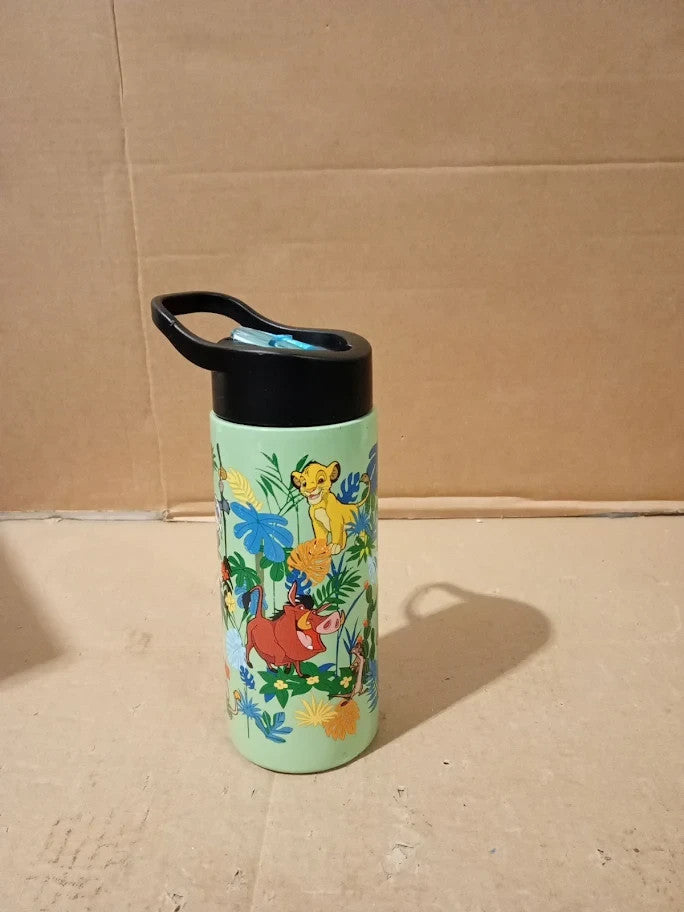 Disney Lion King Aluminium Kids Water Bottles Straw Polar Gear 500ml New