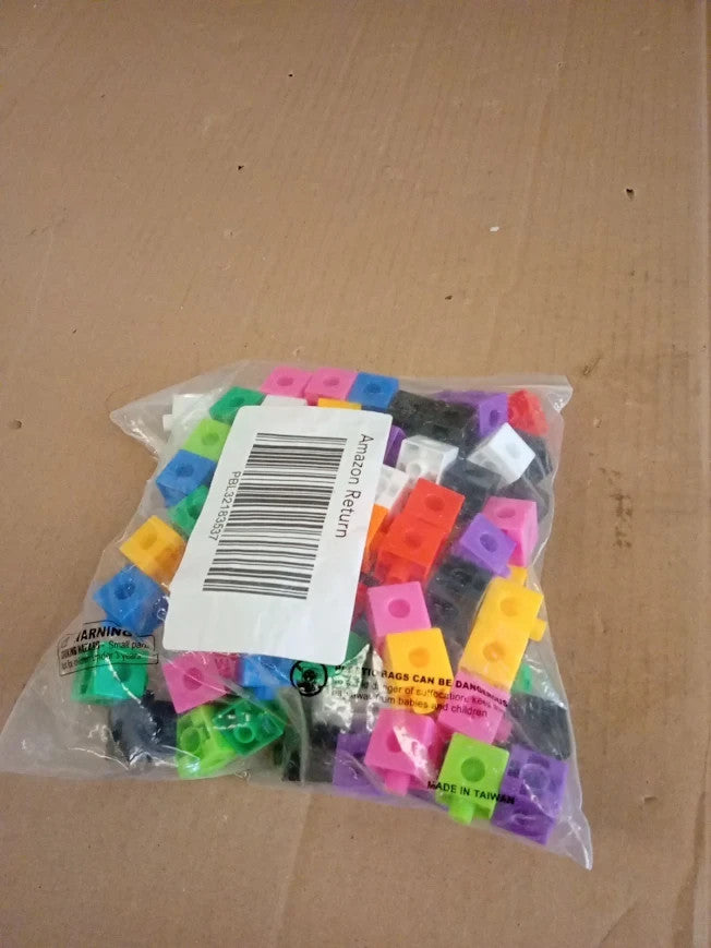 Edxeducation Linking Cubes Set 100 Counting Cubes Color Sorting Toys 3+ New