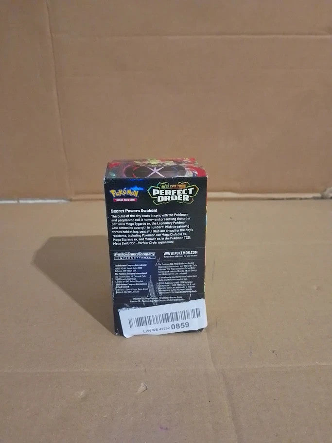 Pokemonn TCG Mega Evolution Perfect Order Booster Display Packs Opened Used