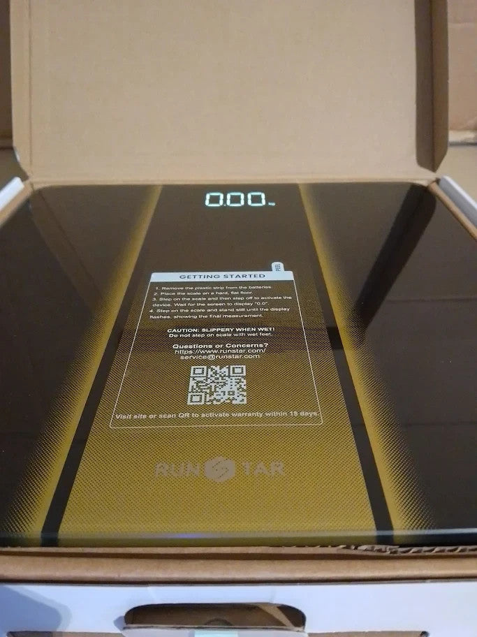 RunStar Scale Body Weight Digital Bathroom Scale High Precision Clear LED New