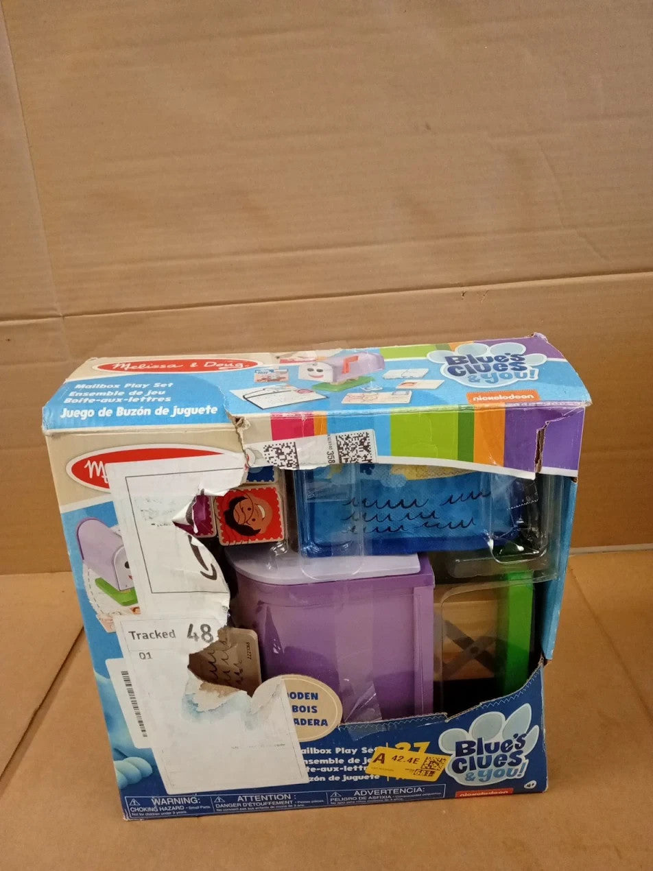 Melissa & Doug Blues Clues & You Wooden Mailbox Play Set Multicolor Medium