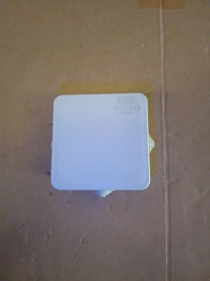 ABB IP44 Water Resistant Cable Connector Unit T Box Hafobox 65x65x32mm New