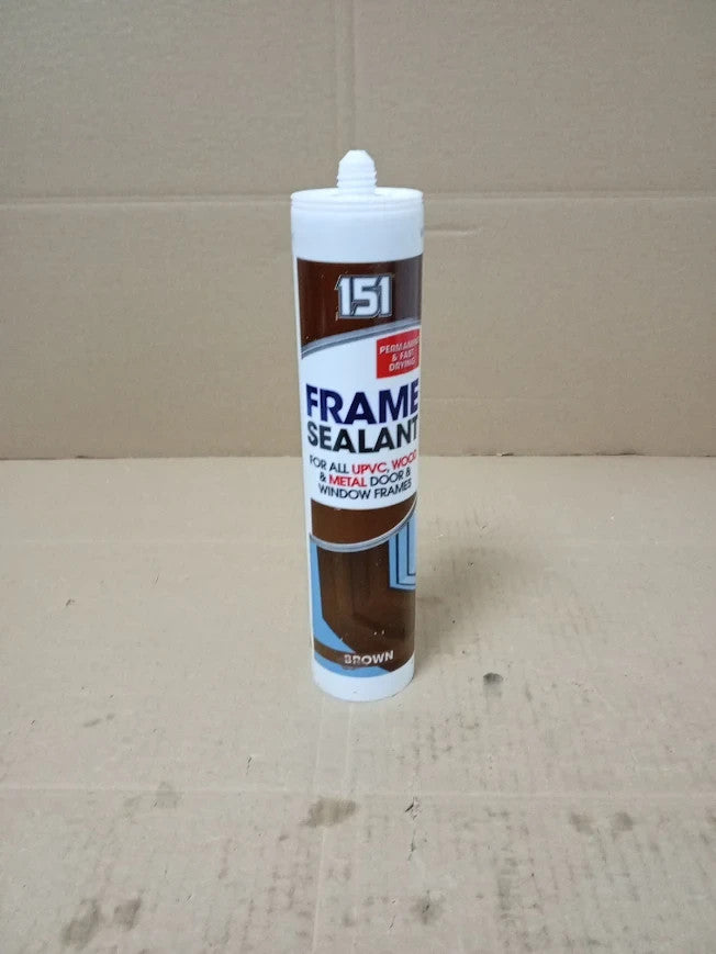 151 Frame Sealant All UPVC Wood Metal Door Window Permanent Fast Drying Brown