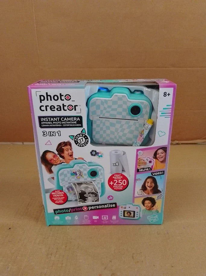 Kids Instant Print Camera Photo Video Creator Thermal Printing Camera 8+ New