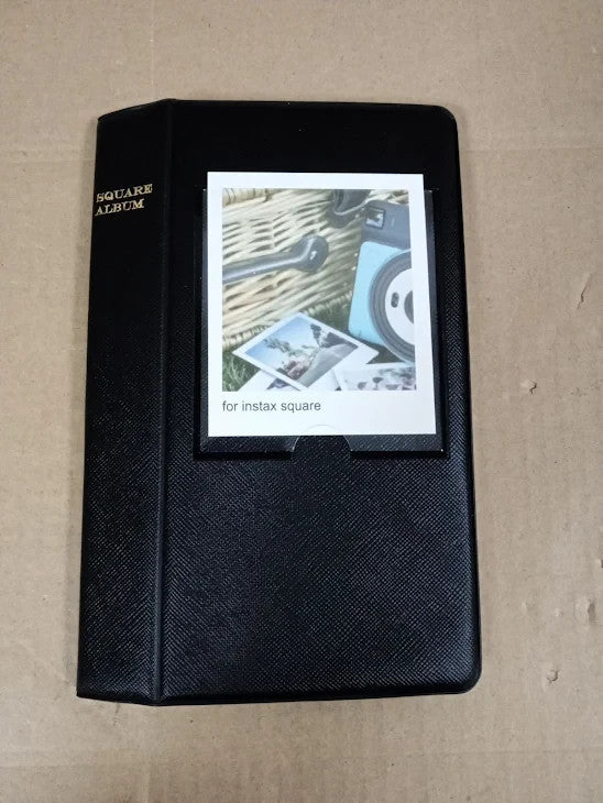 Rieibi 64 Pockets Mini Photo Album Wallet PU Leather Photo Album Fujifilm New