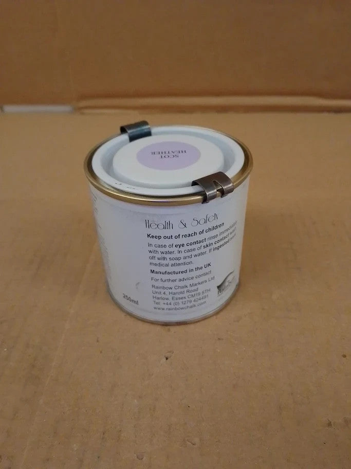 Shabby Chic Chalk Based Furniture Paint Scottish Heather 250ml Distressed New
