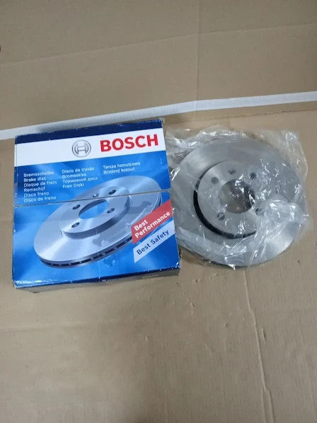 Bosch BD1606 Brake Disc Set 256mm Vented High Carbon Discs Front Axle New
