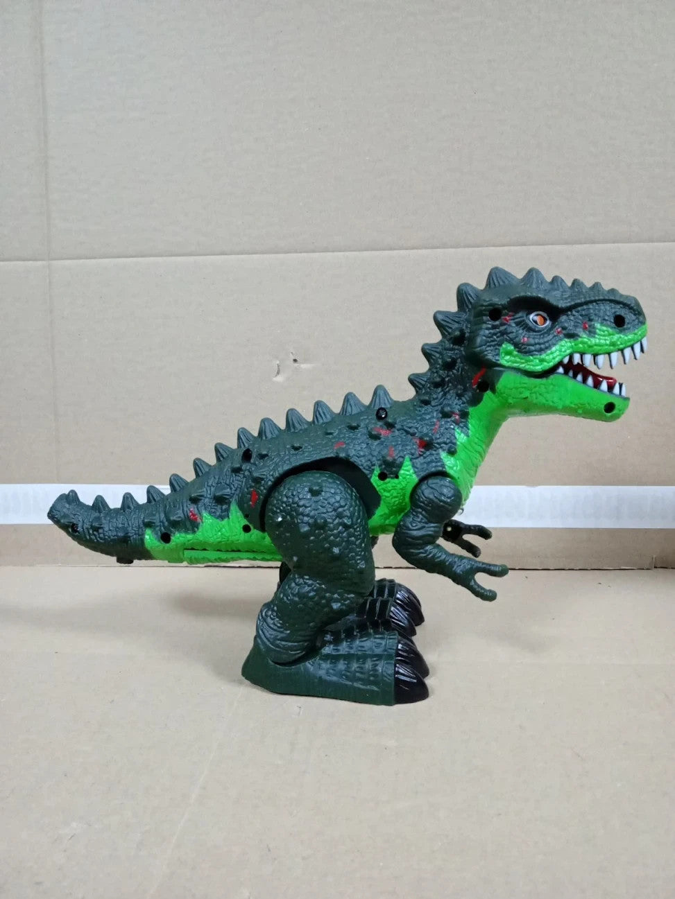 TOEY PLAY Walking T Rex Dinosaurs Toy  Kids Realistic Figure Robot Roaring 3+