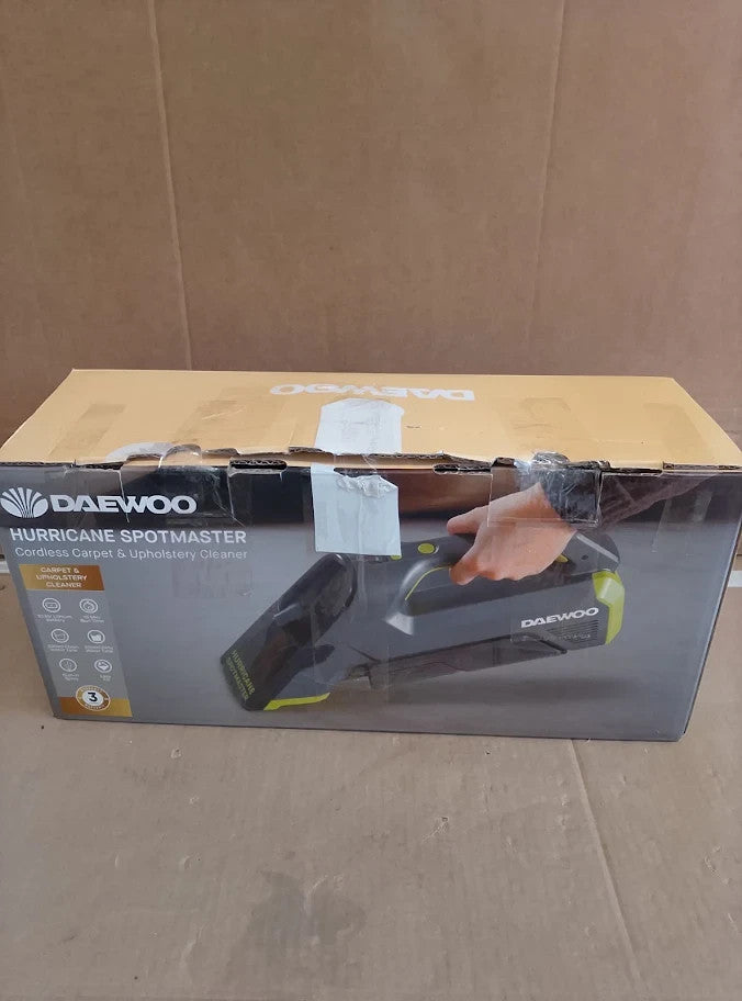 Daewoo Stairmaster Cordless Spotwasher Carpet Upholstery Cleaner Grey New