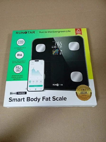 Runstar Scales Body Weight Fat Percentage Bathroom Scale High Accuracy New