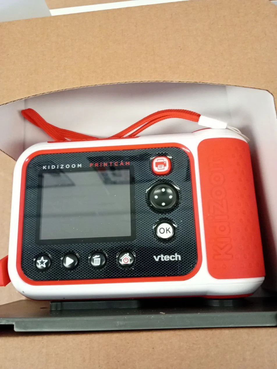 VTech KidiZoom PrintCam Red Digital Instant Camera Children Built In Age 5+