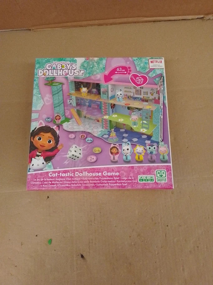 Shuffle FSCGabby Dollhouse Cat-tastic Dollhaouse Game For children 4+ White New