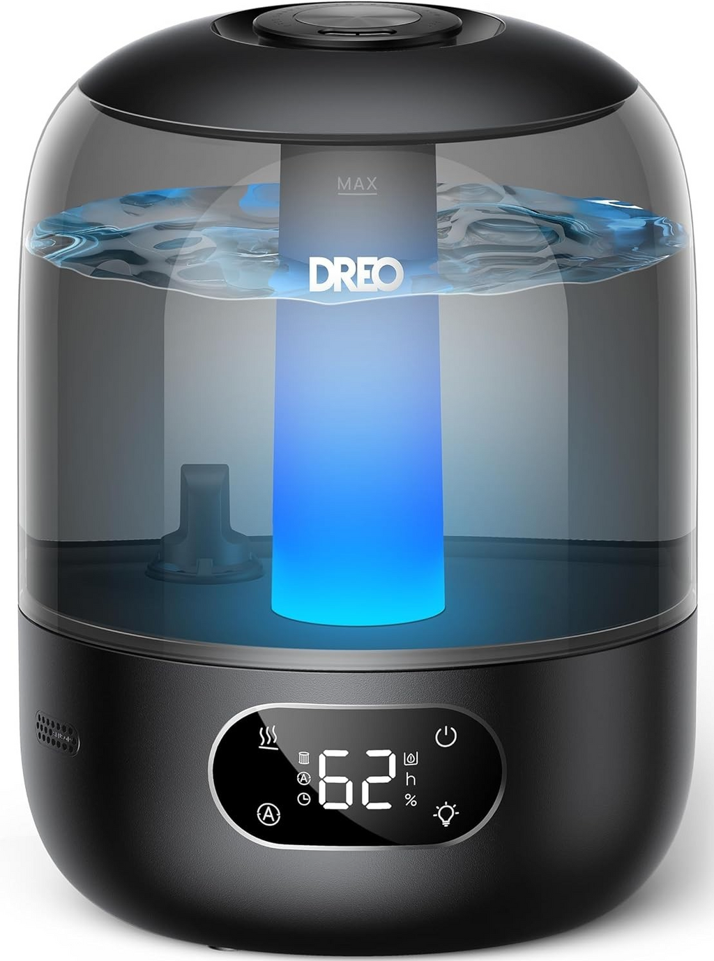 Dreo Humidifier Bedroom Sensor 26db Quiet Cool Mist Ultrasonic Humidifier New