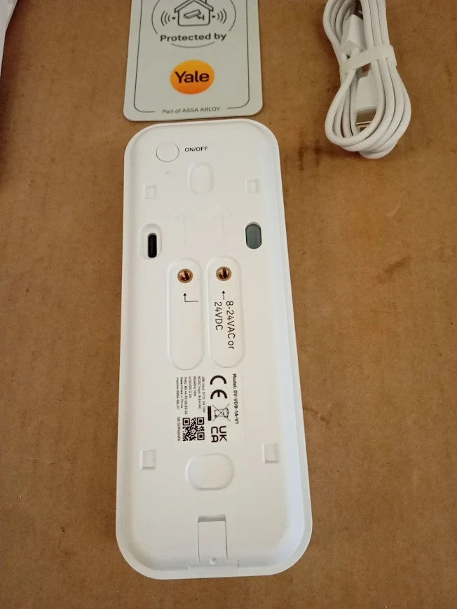 Yale Smart Video Doorbell Full HD Live View Two Way Audio Motion Recordings New