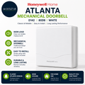 Honeywell Home D142 Atlanta Mechanical Doorbell 80DB 2 Melodies White
