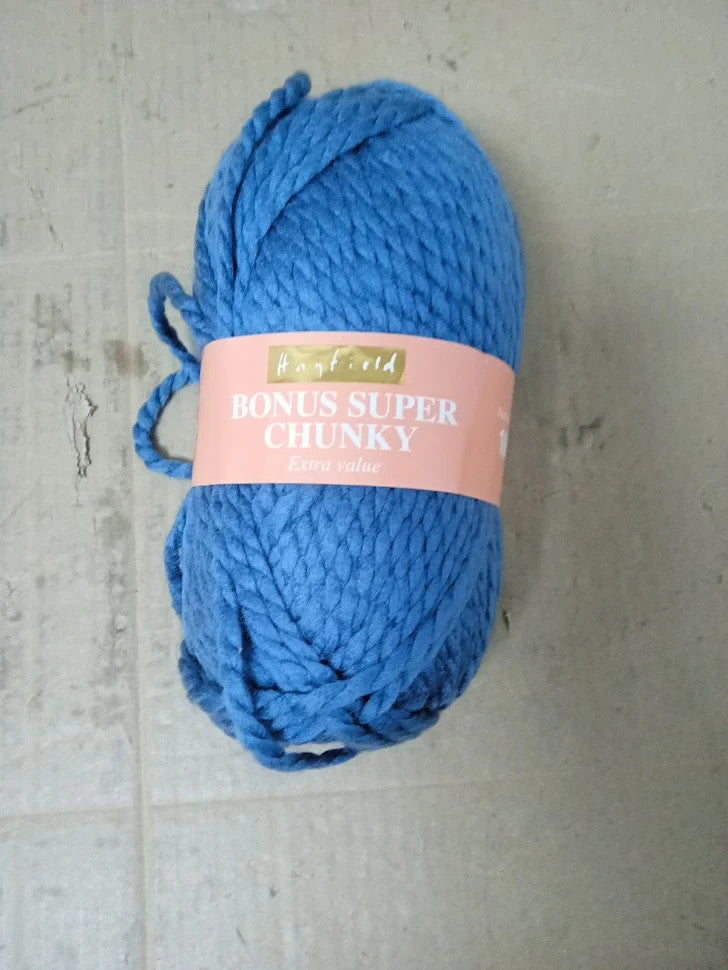 Sirdar Hayfield Bonus Super Chunky Ocean Blue 609 100g New